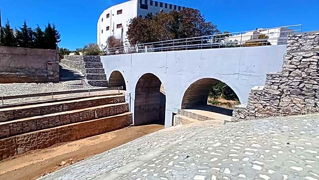 Pont en maçonnerie réhabilité à Bir Bouregba (Nabeul)